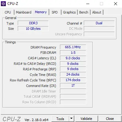 Check RAM Type Using CPU-Z