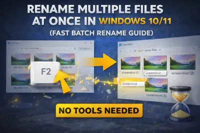 Ultimate Windows Tips & Productivity Guide for Windows 10 & 11 (2026)